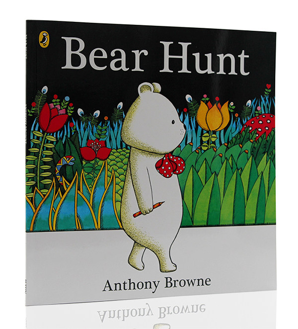 进口英文原版绘本 anthony browne:bear hunt 猎熊 野蛮游戏 儿童英文
