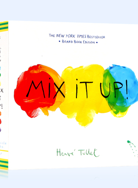 小黄点系列变变变 英文原版绘本 Mix it Up 3-6岁儿童艺术启蒙颜色认知纸板书纽约时报畅销书 法国创意大师埃尔维杜莱Herve Tullet