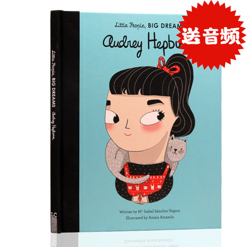 小人物大梦想 奥黛丽赫本电影明星英文原版绘本 Little People Big Dreams Audrey Hepburn 女孩篇图画故事书励志成长读物名人传记