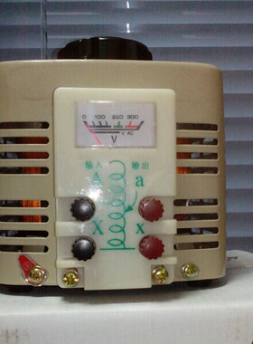 三科调压器2000W/TDGC2-2000VA单相220V全铜交流0-300V可调变压器