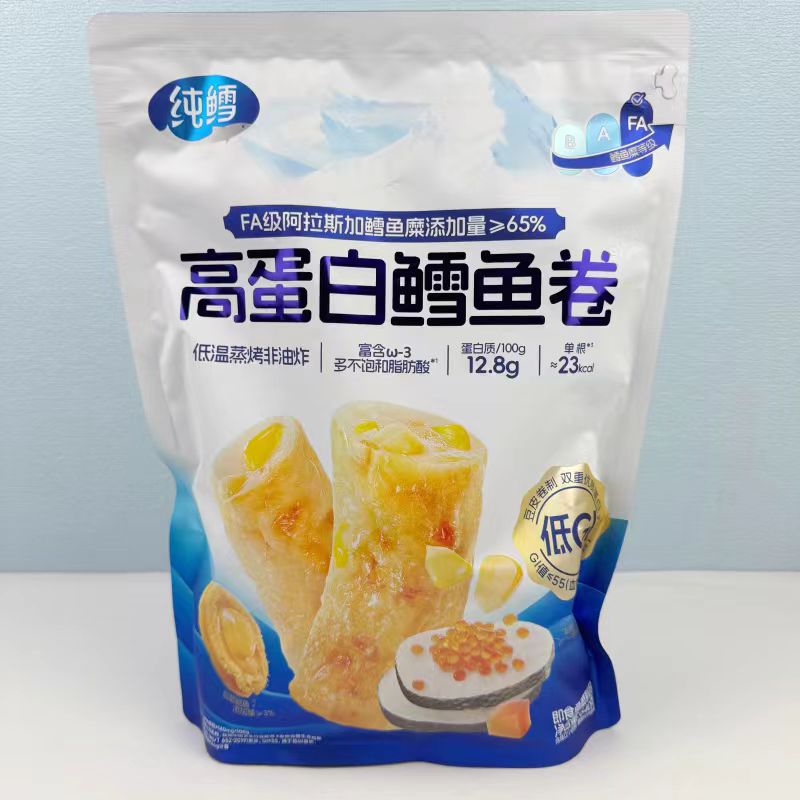 山姆纯鳕高蛋白鳕鱼卷低GI非油炸零食健身搭子正品会员超市代购图片