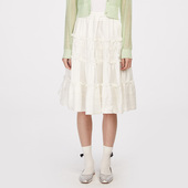 新品 HERLIAN 夏季 醋酸亮片中长裙