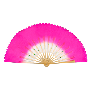 广场舞一对左右手成人扭秧歌舞蹈扇跳舞演出道具渐变儿童秧歌加长