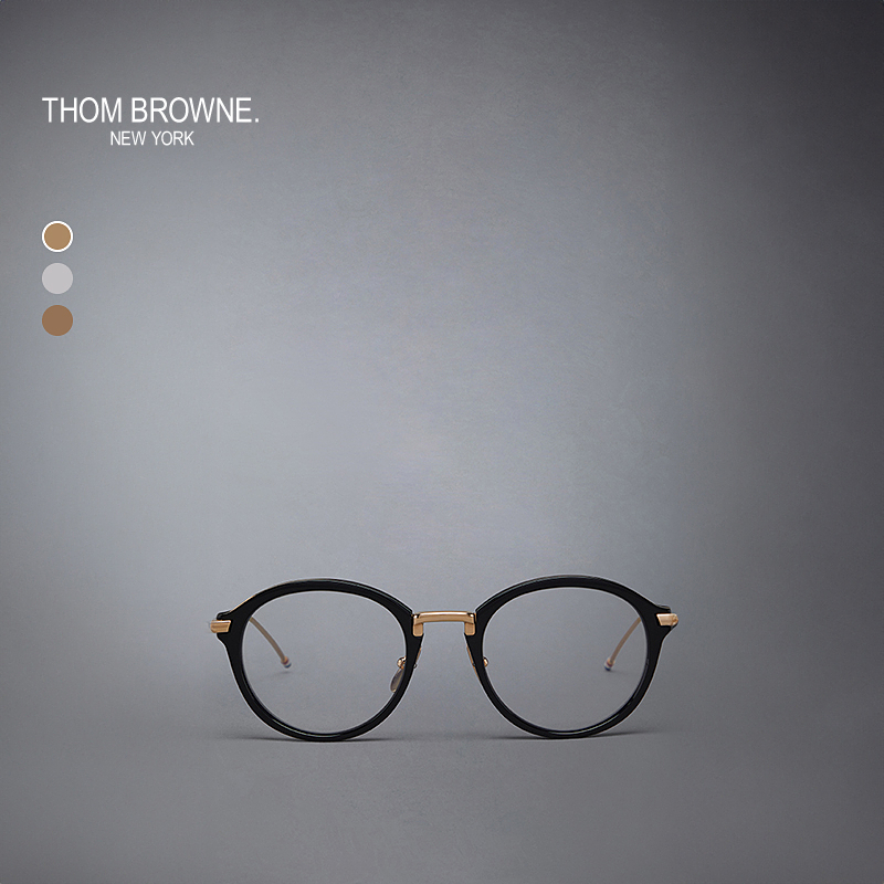 新品眼镜ThomBrowne圆形