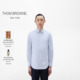 6期免息 THOM BROWNE 男士 四条纹耐久性牛津布纯棉衬衫