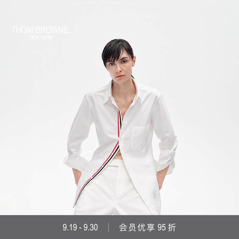 THOMBROWNE男女同款牛津布衬衫