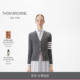 女士四条纹羊绒修身 开衫 THOM BROWNE 12期免息 典彩系列