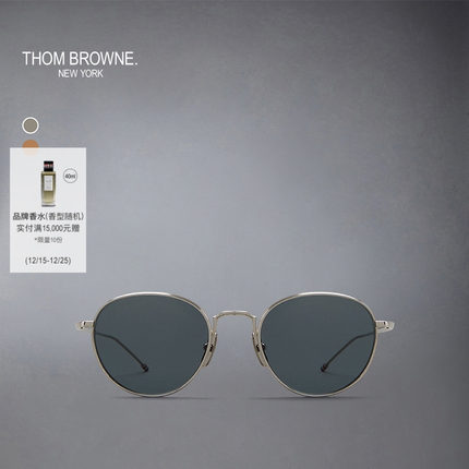 [6期免息]THOM BROWNE 圆框太阳眼镜墨镜