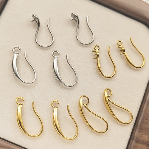 不锈钢精工油压耳环精致百搭配件