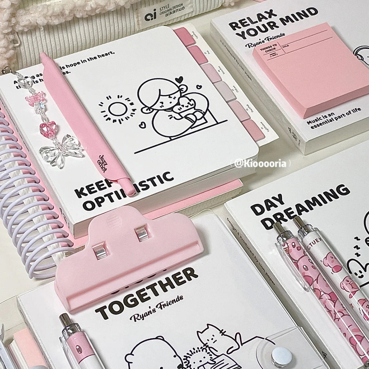 莱恩纸品方方小白手帐本简约ins风方形本大学生学习记事笔记本少女心