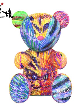 默境环保超纤潮玩摆件限量300体