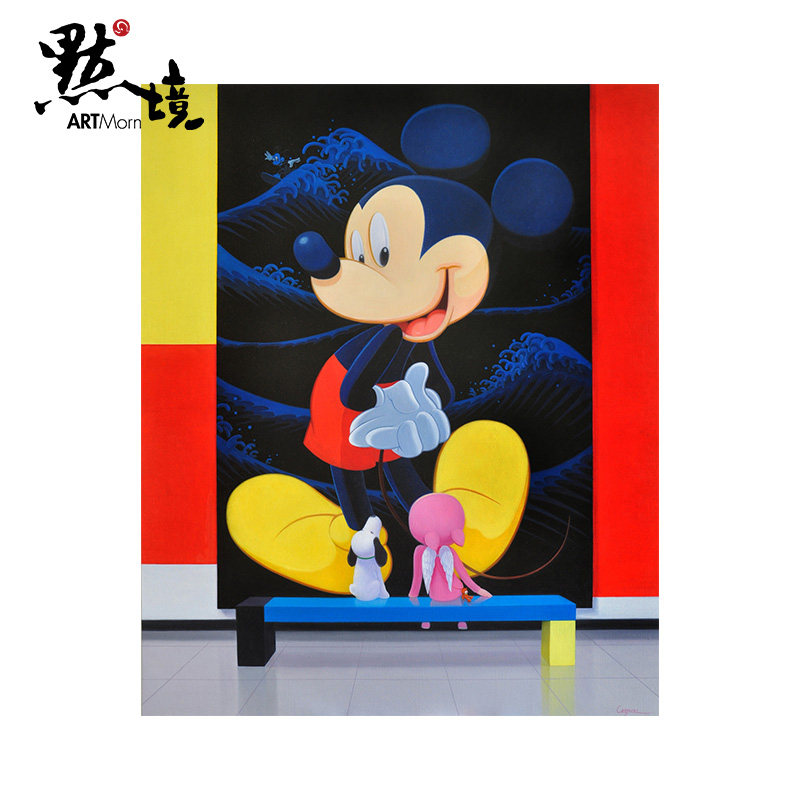 默境 曹继才亲笔签名限量版画《成长的偶像》系列礼品家庭装饰画