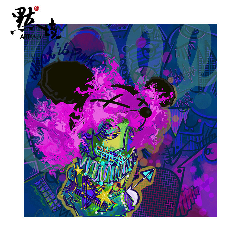 默境 周杨作品《不眠》限量60版数码微喷卧室客厅装饰画礼赠佳品