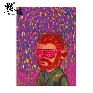 潮流艺术版 默境 24.0 悟空梵高23.0 画 陈建周亲笔签名限量99版