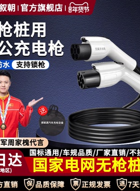 新能源双头充电枪 国家电网无枪充电桩交流慢充充电枪 适用比亚迪