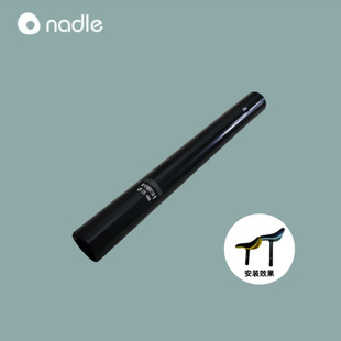 纳豆自行车配件专属脚踏板座椅加长管独立脚撑停车梯子辅助轮原装