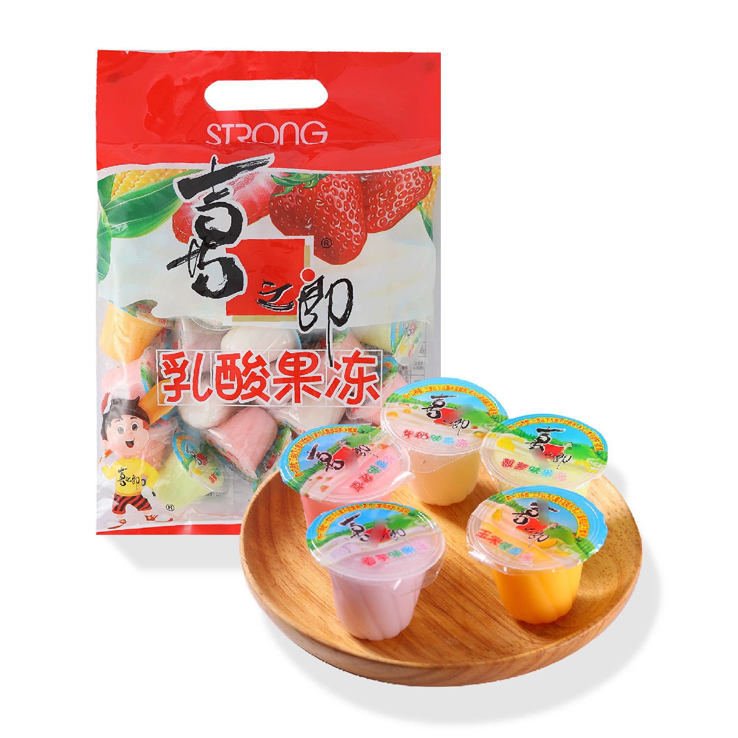 沃集鲜喜之郎乳酸果冻882g下午茶聚会追剧休闲零食小吃沃尔玛代购