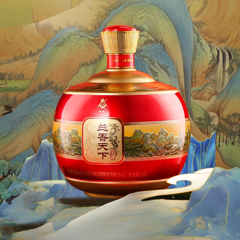 兰香天下1500mL*1大坛白酒礼盒喜庆喜宴送礼官方旗舰店