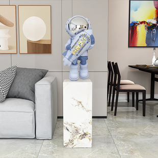 宇航员大型落地摆件轻奢大气客厅样板间装 饰品太空人雕塑开业礼物