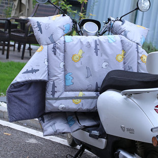 电动车挡风被冬季电瓶车双面防水里外防雨防风挡腿冬季款冬天冬款