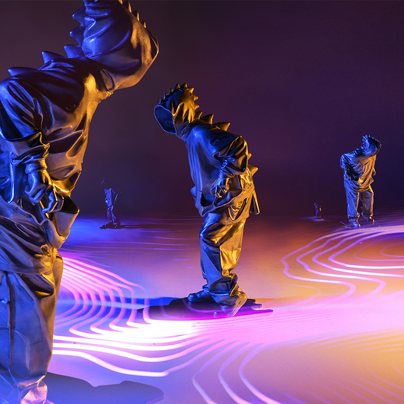 黄玉龙 YULONG LAB 现代家居霸王龙落地摆件限量艺术潮玩手办雕塑