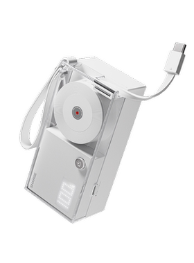 闪极唱片三合一充电宝新款带插头自带线快充移动电源用于苹果16