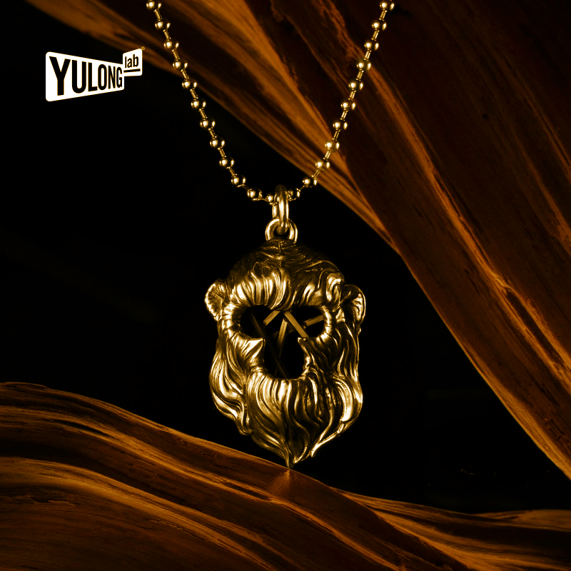 黄玉龙YULONG LAB 原创设计WUKONG 镀金项链潮品齐天大圣悟空吊坠