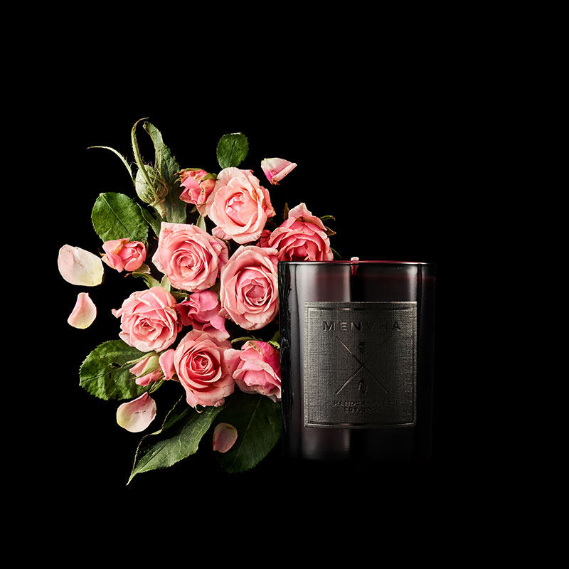 drivepro直营menvha韩国香氛家居精油蜡烛卧室客厅植物玫瑰香薰灯