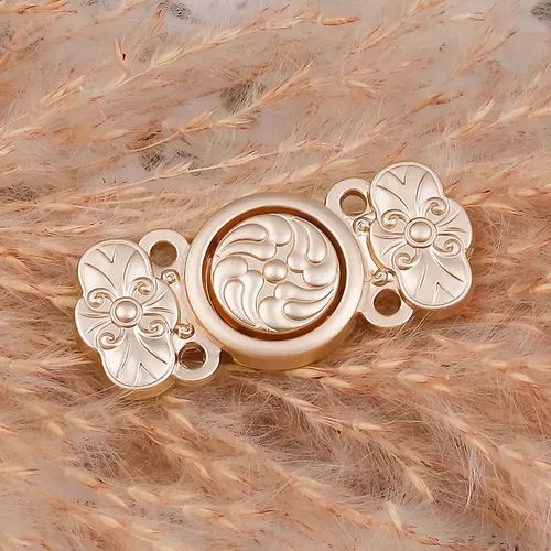 明制汉服子母扣旗袍古装金属盘扣宋制云肩披肩比甲对扣国潮装饰扣