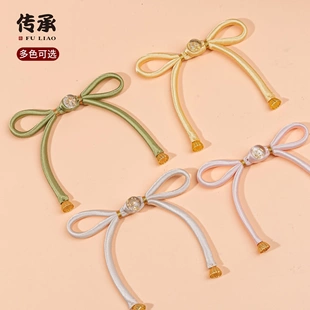 原创旗袍盘扣手工编织绕线扣子新中式 国风盘扣纽扣 蝴蝶结长尾童装