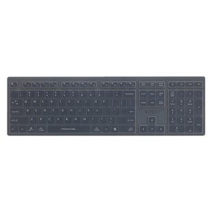 适用双飞燕FX50台式键盘膜FX60有线键盘保护膜104键办公键盘专用防尘套点双飞燕FBX50C硅胶透明