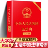 含司法解释修订版 含草案说明中华人民共和国民法典实用版 法条劳动法合同法婚姻法法律法规汇编法律知识畅销书籍 全新版 民法典正版