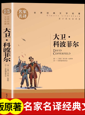 大卫科波菲尔正版原著高中生狄更斯经典长篇小说世界文学名著大卫科波菲 david copperfield 大卫科波菲尔书籍高中生课外阅读书籍