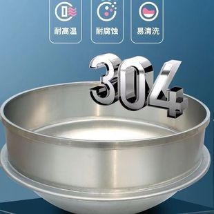 304不锈钢大锅加高加厚卤肉锅熟食锅羊汤锅牛肉汤锅拉面白钢大锅