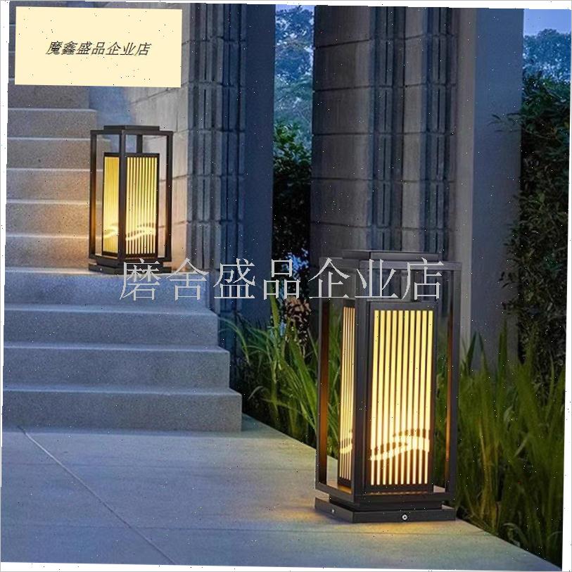 户外太阳能草坪灯简约LED防水小E区花园别墅公园草地装饰景观灯.