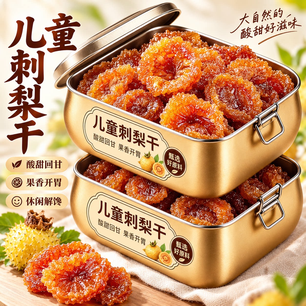 贵州正宗刺梨干官方旗舰店特产无添加泡水果干蜜饯果脯干开袋即食