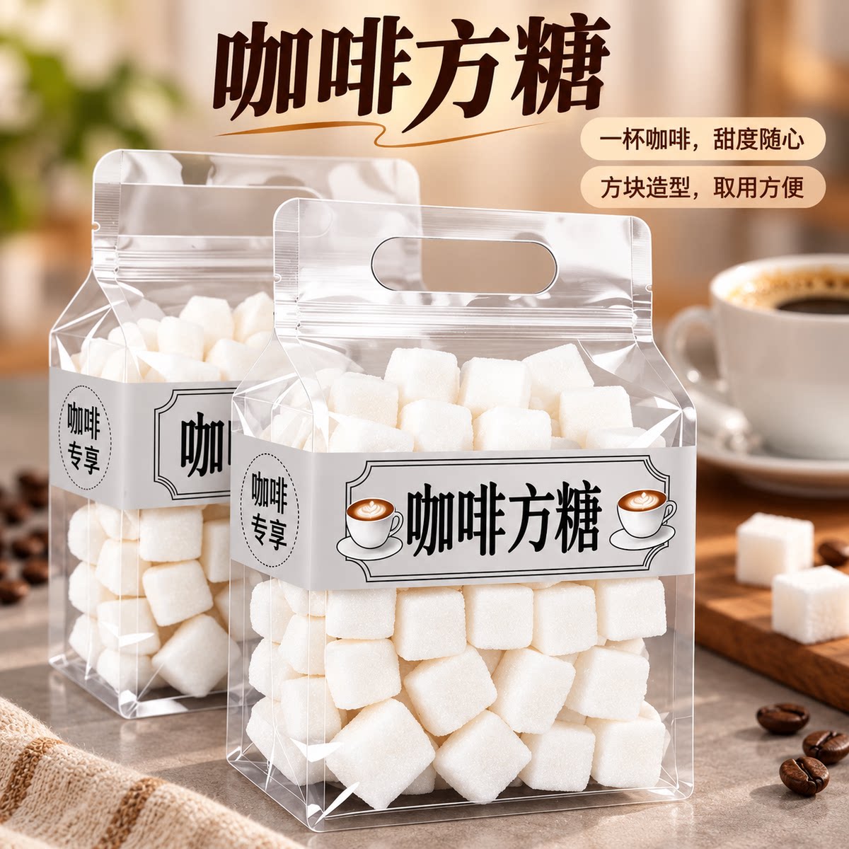 葡萄糖方糖咖啡奶茶伴侣独立包装
