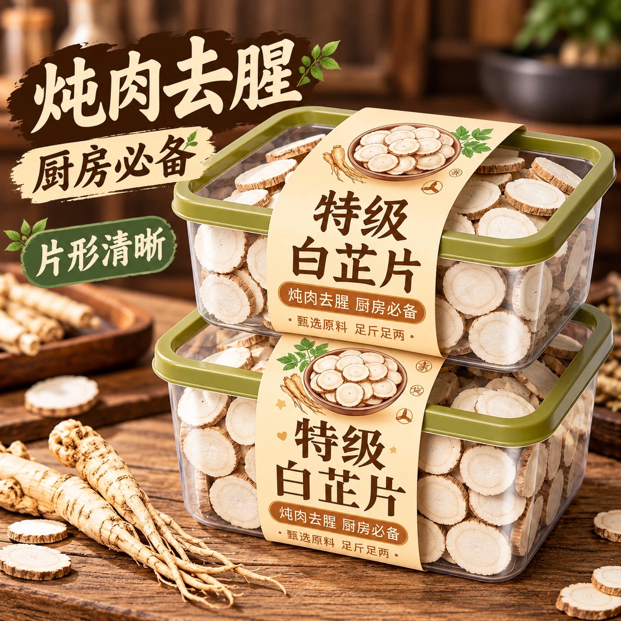 正宗白芷片官方旗舰店正品特级食