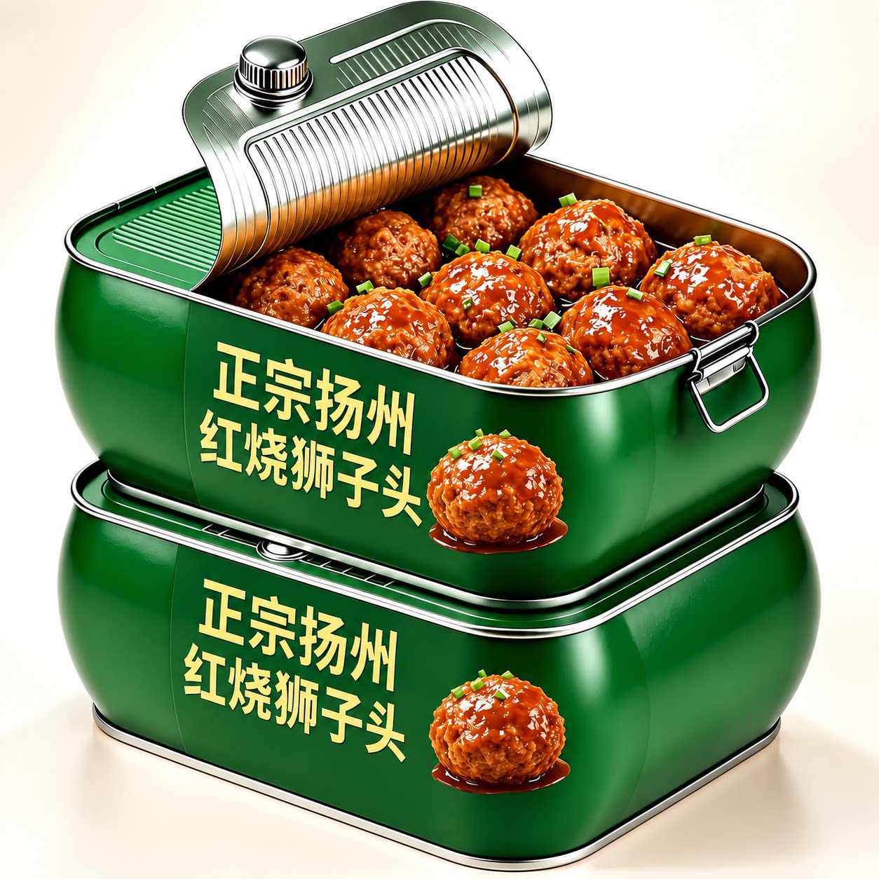 红烧狮子头扬州特产清汤熟食卤味