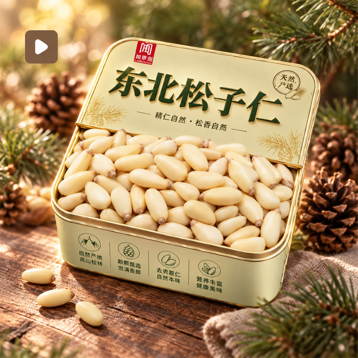 正宗东北松子仁长白山特级新货