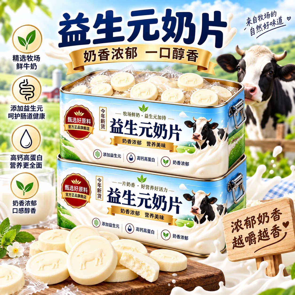 正宗驼奶片浓郁香醇片片细腻营养
