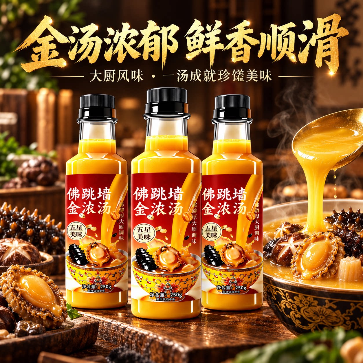 佛跳墙金浓汤调料包鲜香海鲜调味