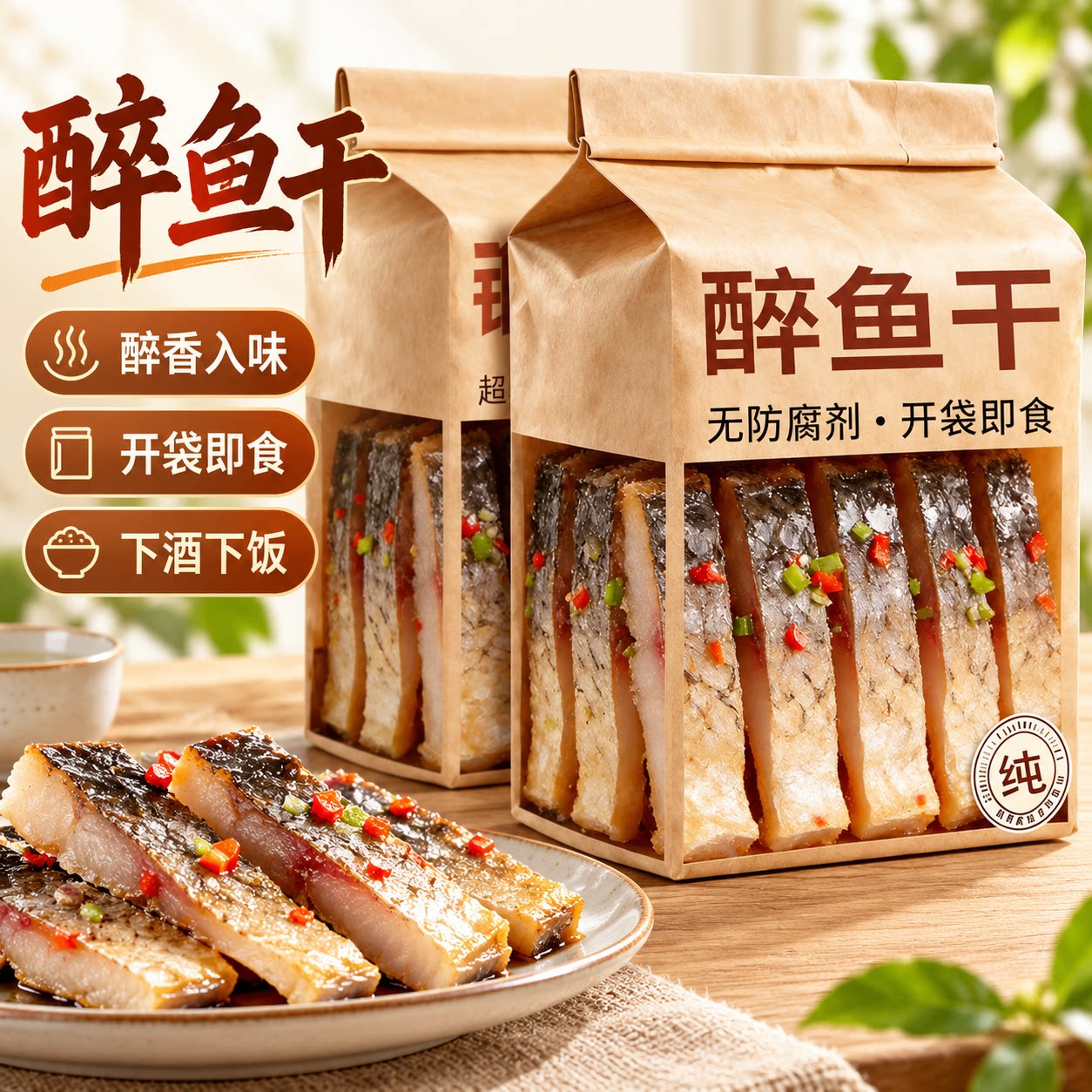 老字号绍兴醉鱼干特产官方旗舰店