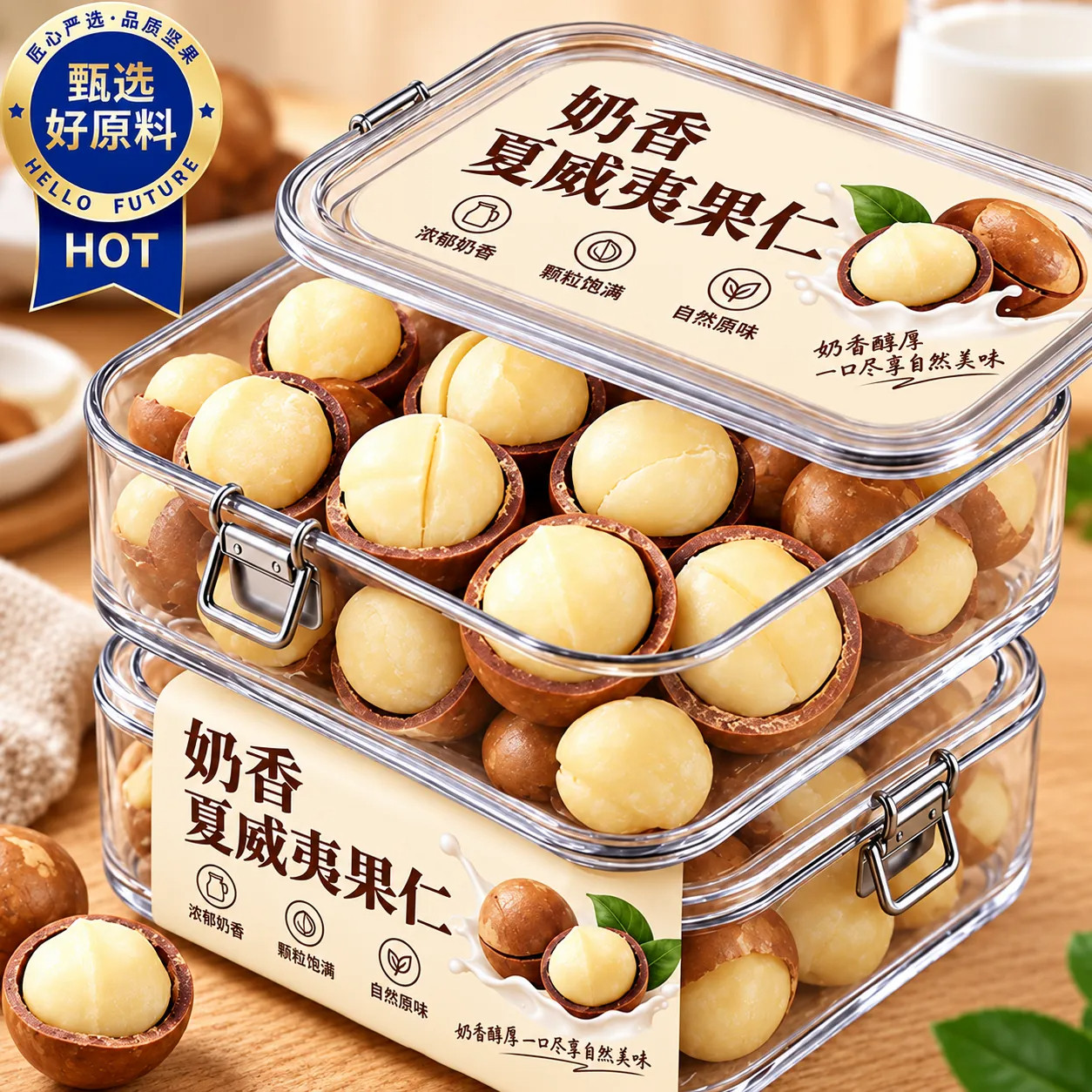 新货云南特产夏威夷果仁去壳大颗