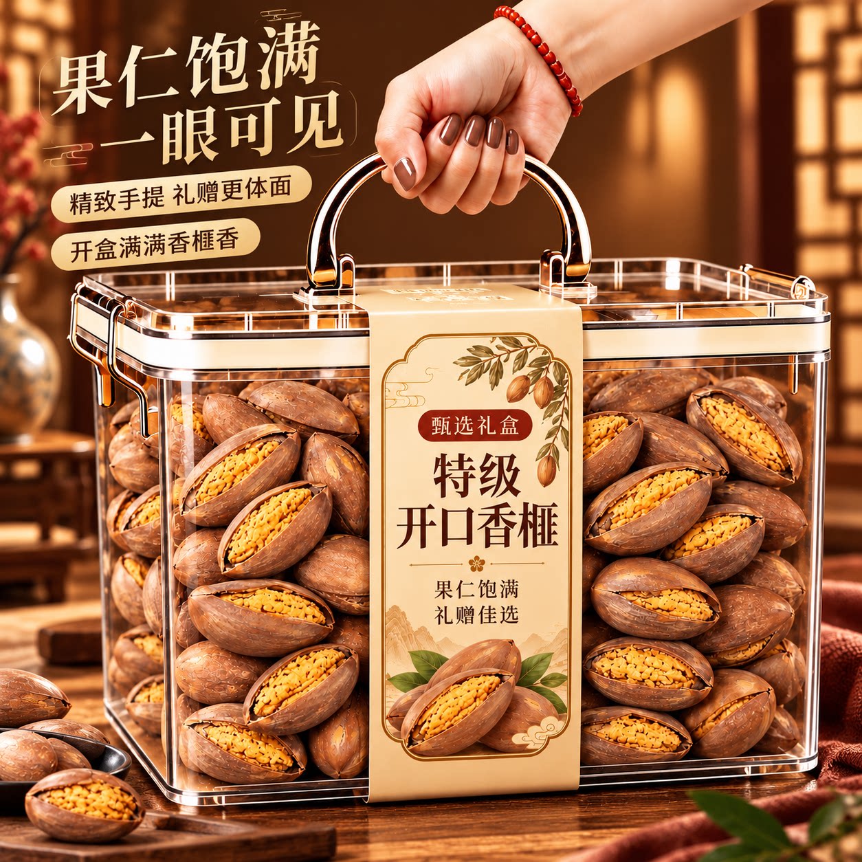 特级开口香榧官方旗舰店诸暨枫桥