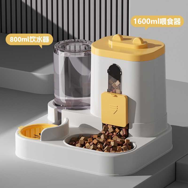 猫咪饮水机宠物自动喂食器不插电