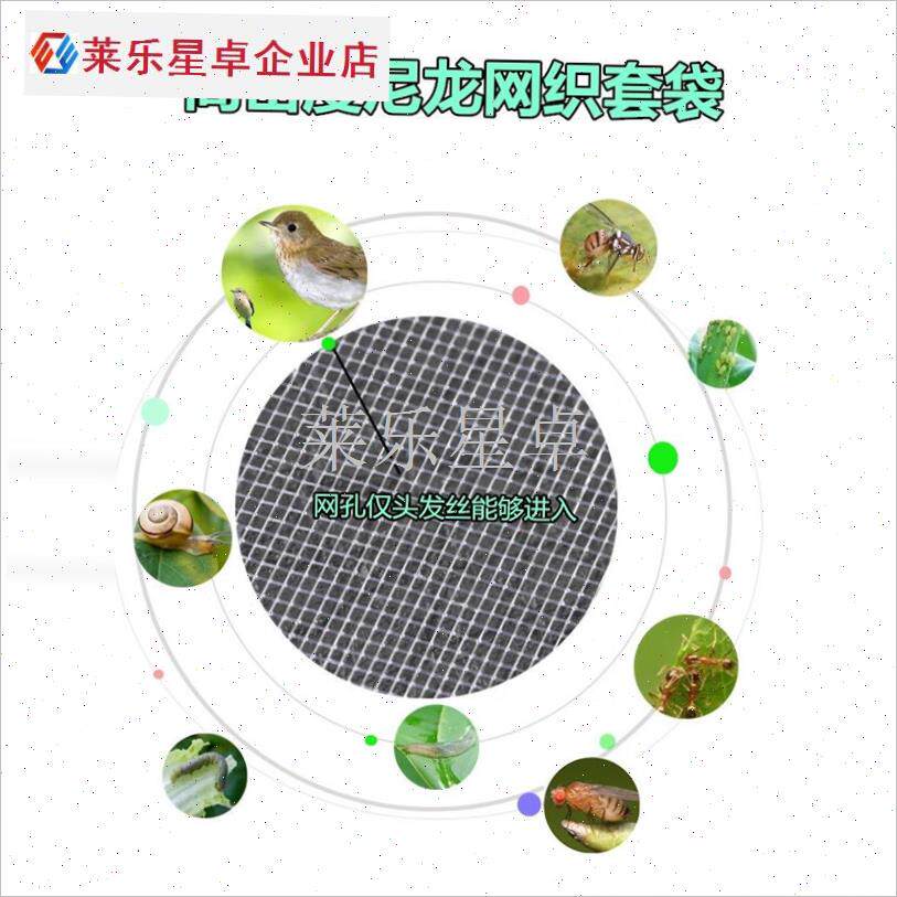 水果网套袋防鸟虫专用纱网罩袋葡萄无I花果樱桃R枇杷番茄草莓保.