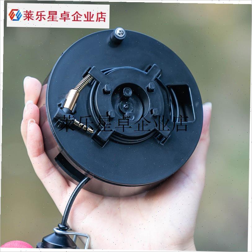 `可视探鱼器收线轮手摇水下摄像头E绕线器盘轮卷线绕线盒神器支架