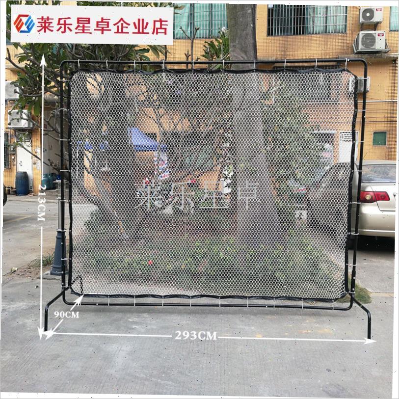 网球训练器反弹网单人固定S518网球练习神器移动V反弹墙发球训练.