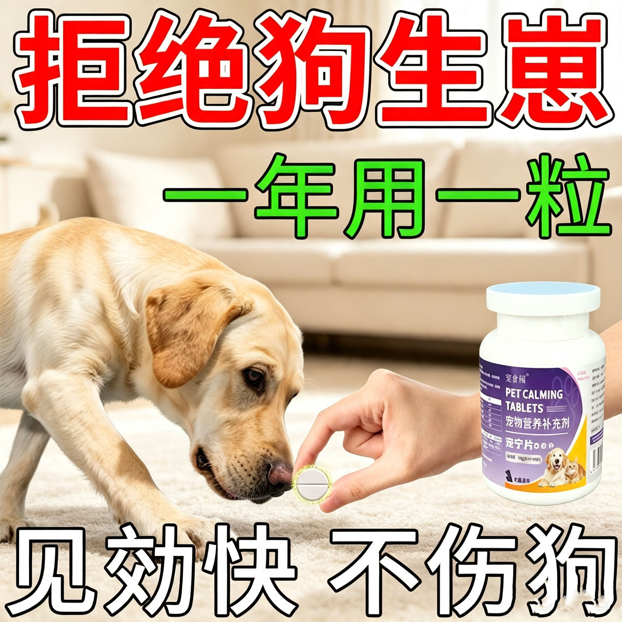 【狗狗永久绝育】公母通用永久绝育制终身不发骑跨不乱尿不生崽